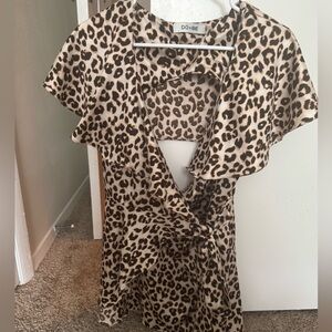 DO+BE Animal Print Romper from Urban Outfitters